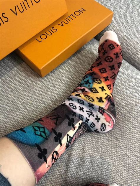 louis vuitton sock box|real louis vuitton socks.